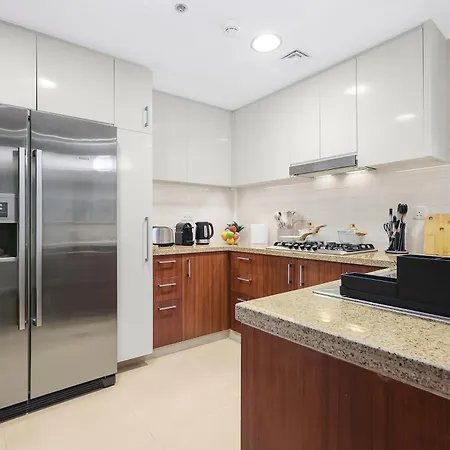 First Class 2Br With Full Dubai Skyline & Sea View Exterior photo