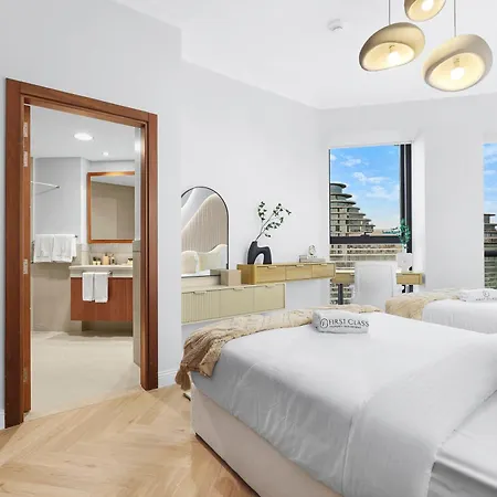 First Class 2Br With Full Dubai Skyline & Sea View Exterior photo